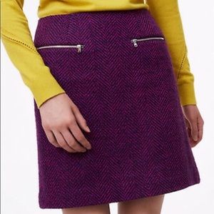 Lift tweed skirt